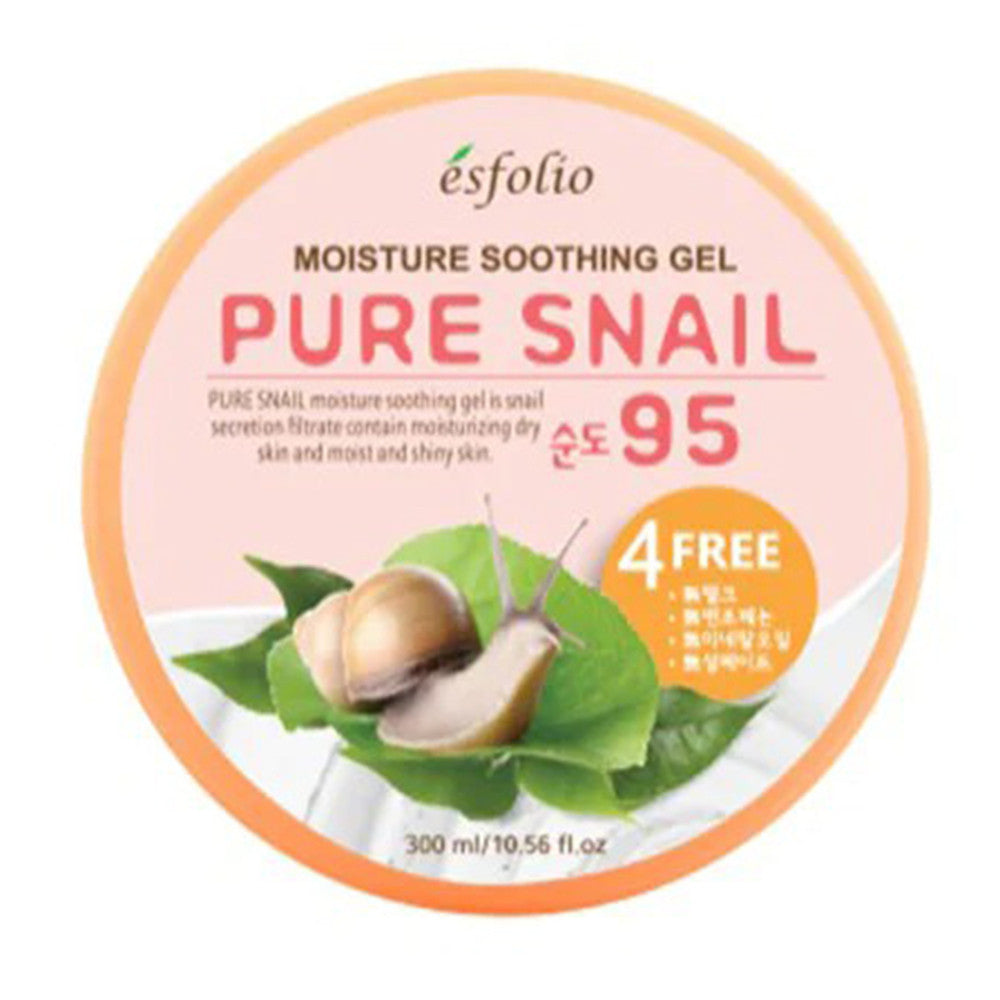 Esfolio Pure Snail 95% Moisture Soothing Skin Gel 10.14Oz (300ml)